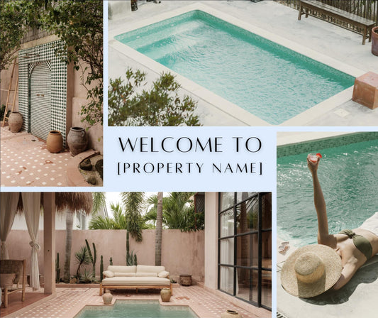 Airbnb Welcome Book Template: Editable Canva Host Guide (Digital Download)