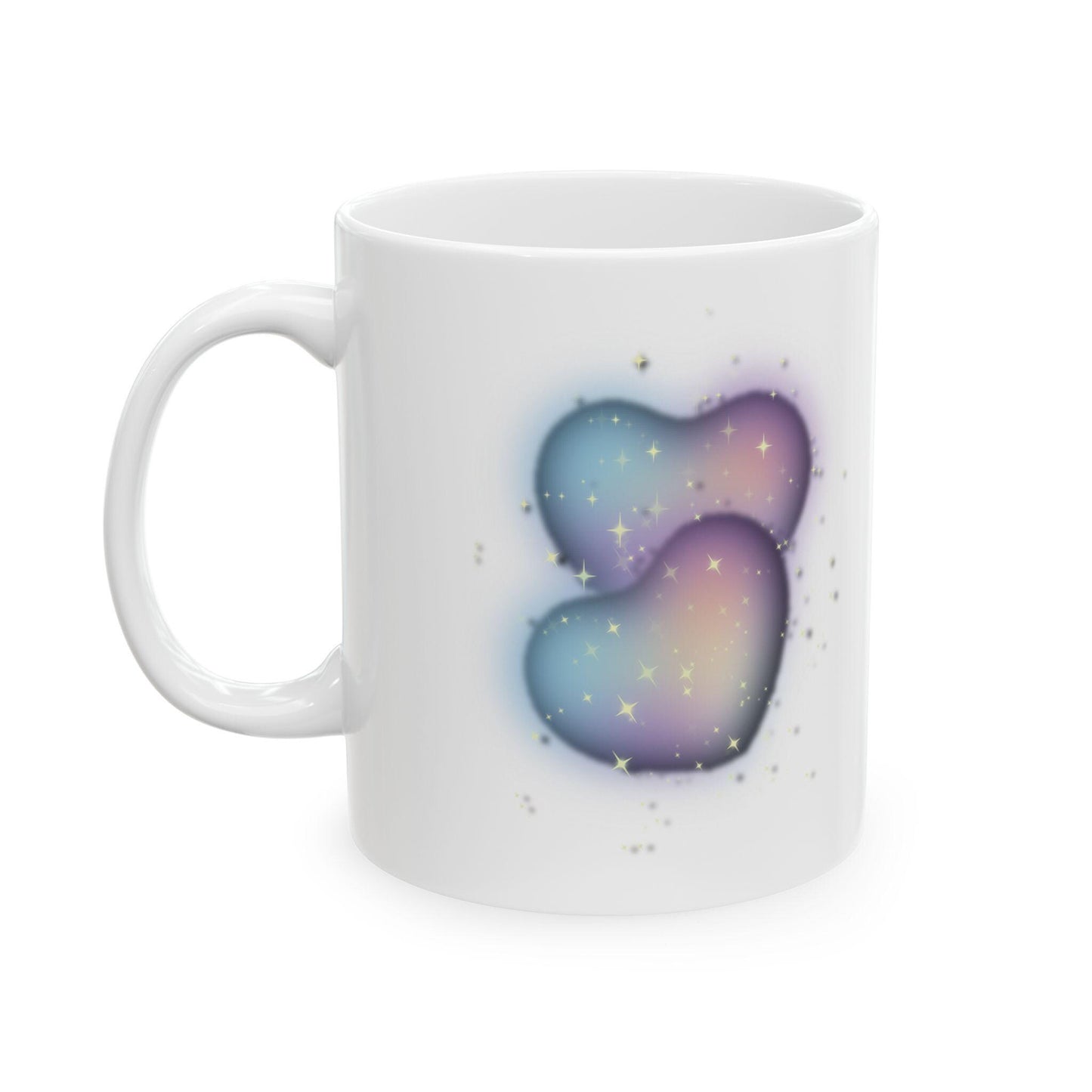Dreamy Ceramic Coffee Mug: Inspirational Art Drinkware