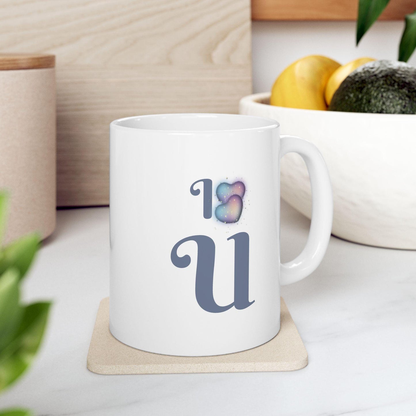 Dreamy Ceramic Coffee Mug: Inspirational Art Drinkware