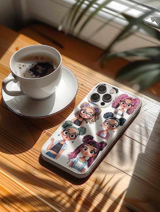 Artistic Girly Phone Covers: Personalized Magnetic Tough Cases for Trendy Tech Accessories