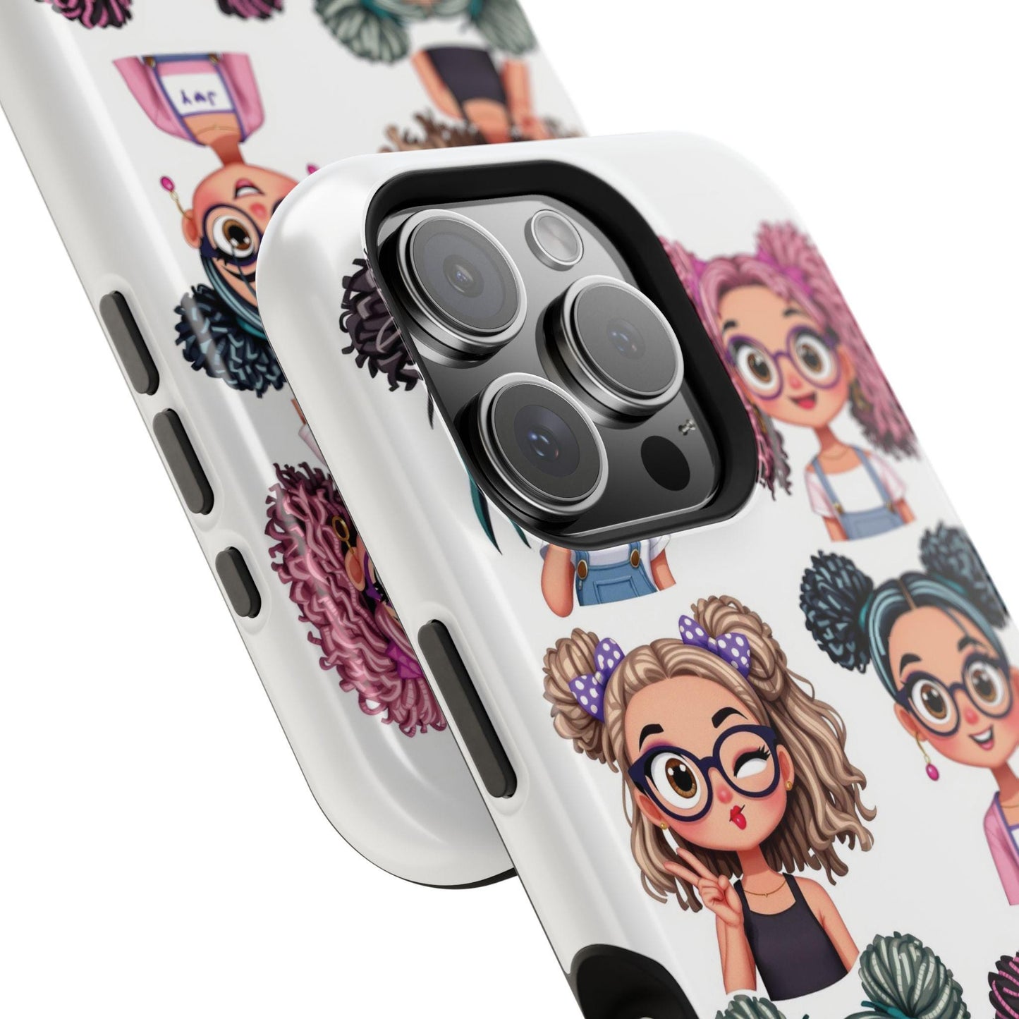 Artistic Girly Phone Covers: Personalized Magnetic Tough Cases for Trendy Tech Accessories