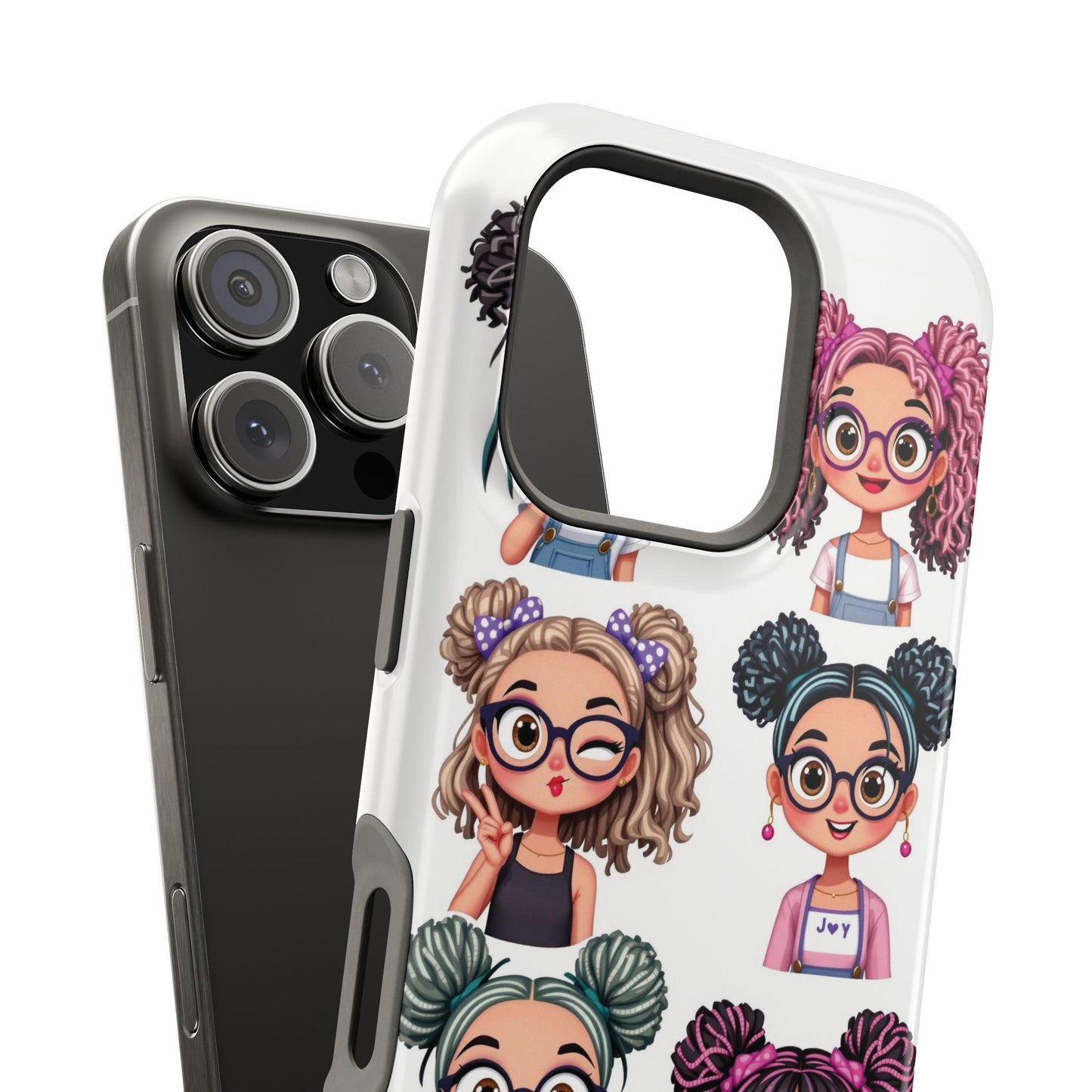 Artistic Girly Phone Covers: Personalized Magnetic Tough Cases for Trendy Tech Accessories