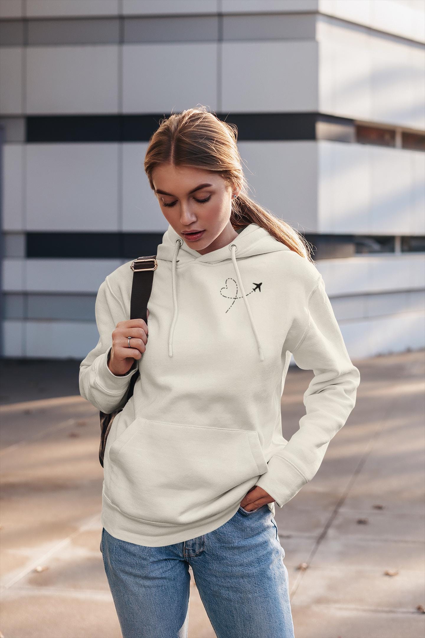 Mentally on Airplane Mode Hoodie, Aesthetic Cute Sweatshirt for Mental Escape, Hoodie and Sweatshirt lovers, 75% OFF