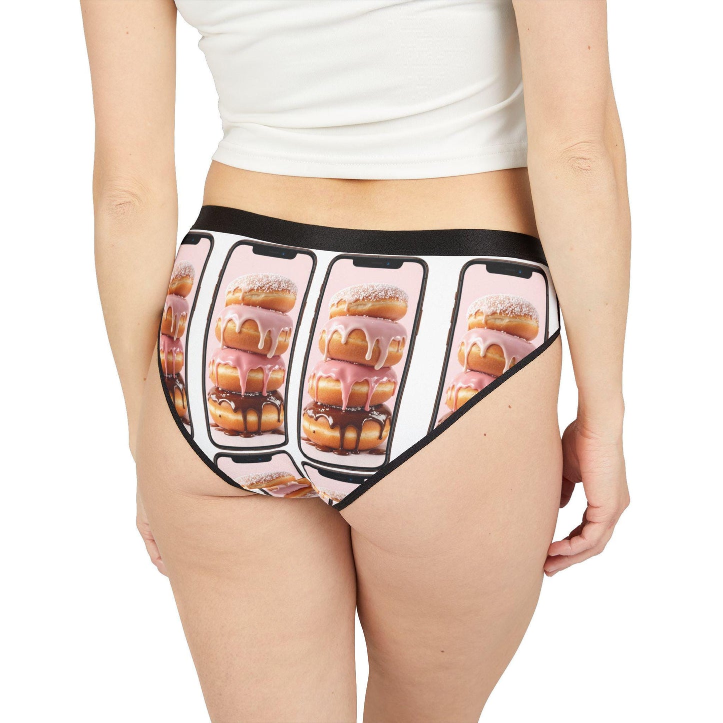 Donut Print Panties: Foodie Novelty Underwear