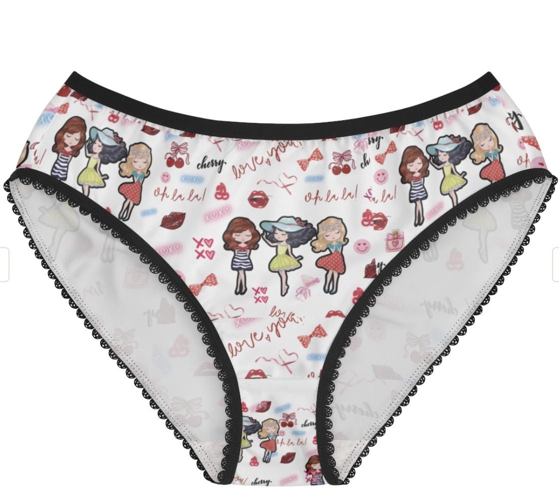 Playful Women's Briefs: Cute, Comfy Lingerie & Underwear - Fun Prints for Everyday Comfort