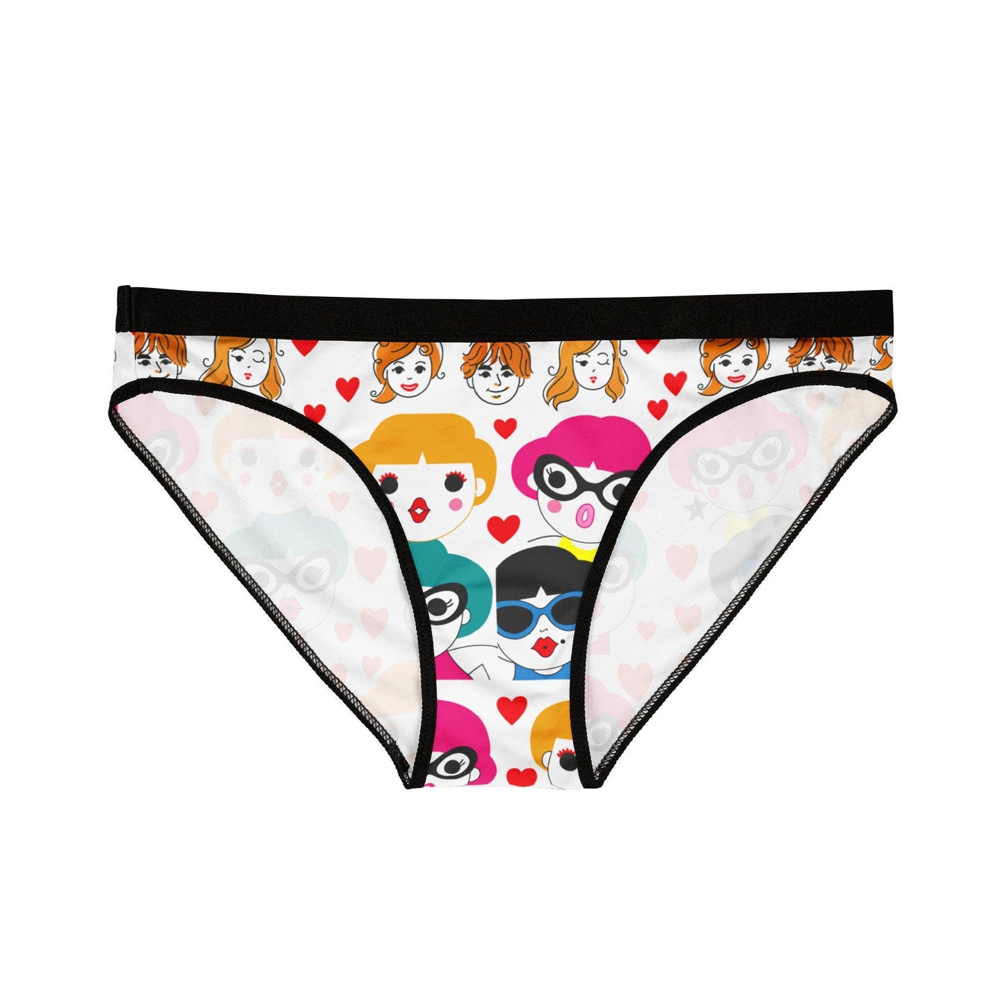 Kawaii Anime Girl Panties: Colorful Pop-Art Underwear
