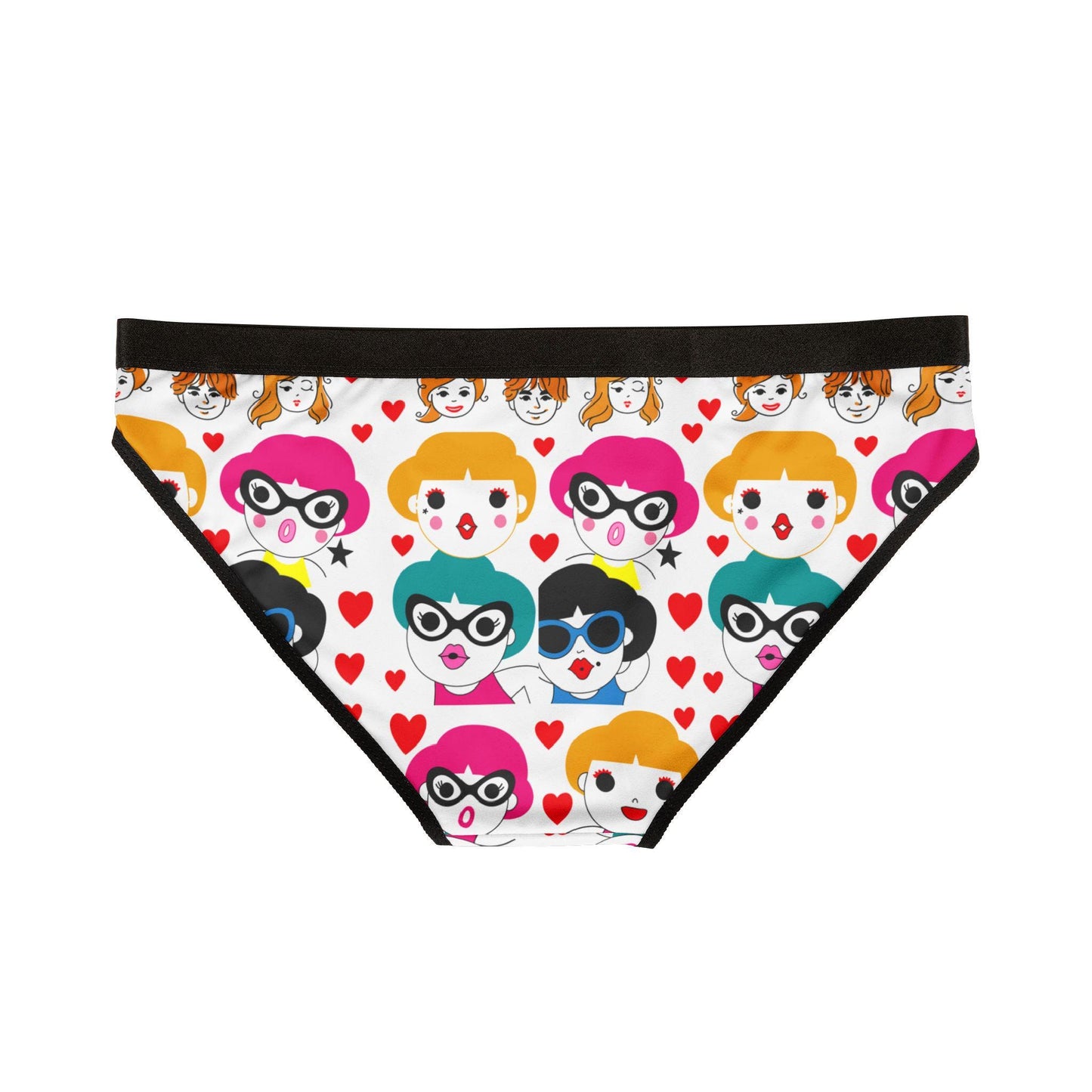Kawaii Anime Girl Panties: Colorful Pop-Art Underwear
