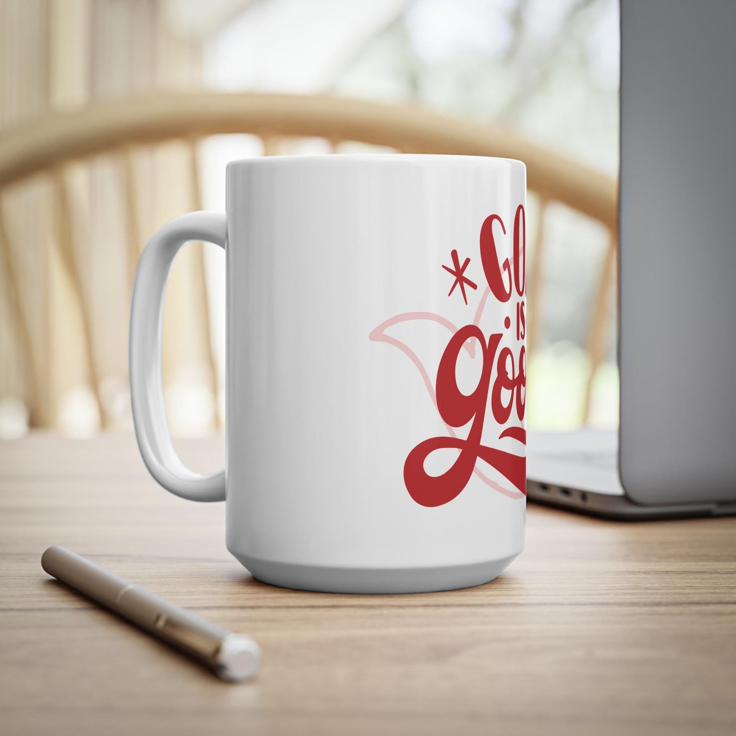 God is Love Coffee Mug: Inspirational Christian Gift, 11oz/15oz