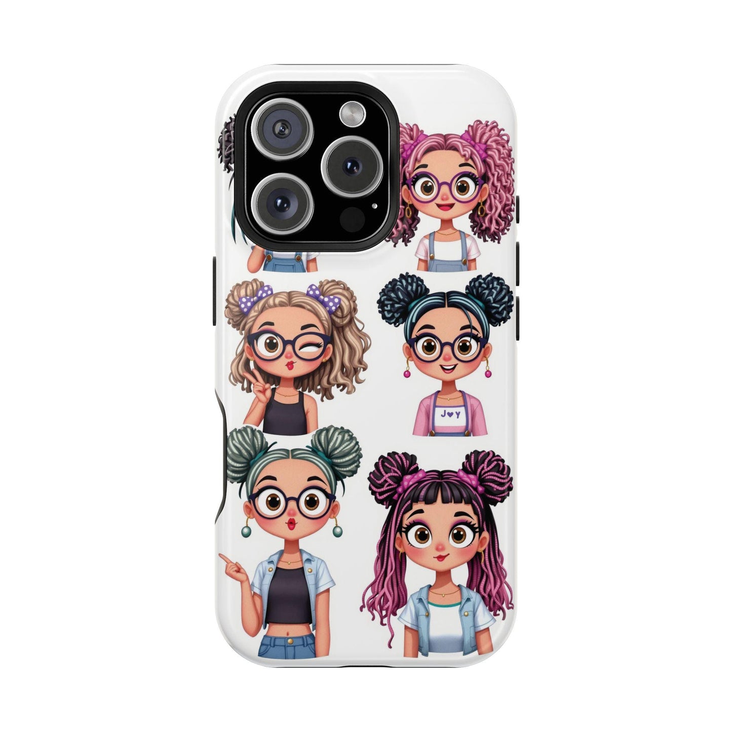 Artistic Girly Phone Covers: Personalized Magnetic Tough Cases for Trendy Tech Accessories