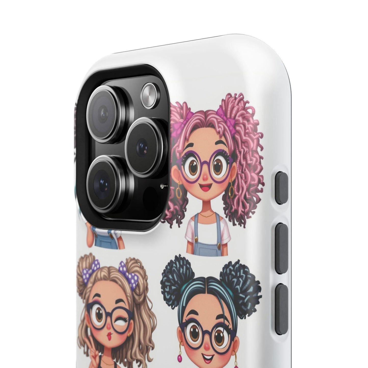 Artistic Girly Phone Covers: Personalized Magnetic Tough Cases for Trendy Tech Accessories
