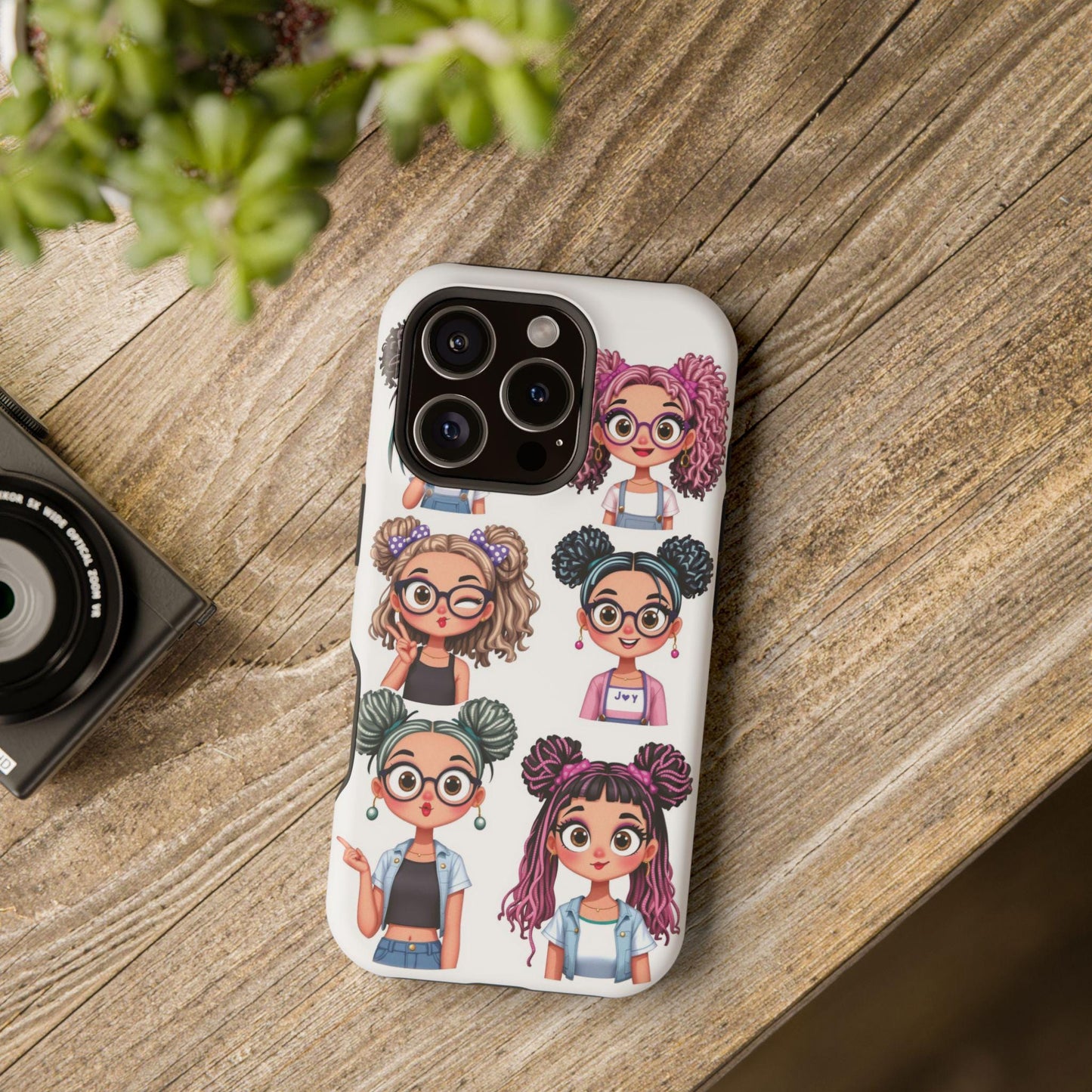 Artistic Girly Phone Covers: Personalized Magnetic Tough Cases for Trendy Tech Accessories