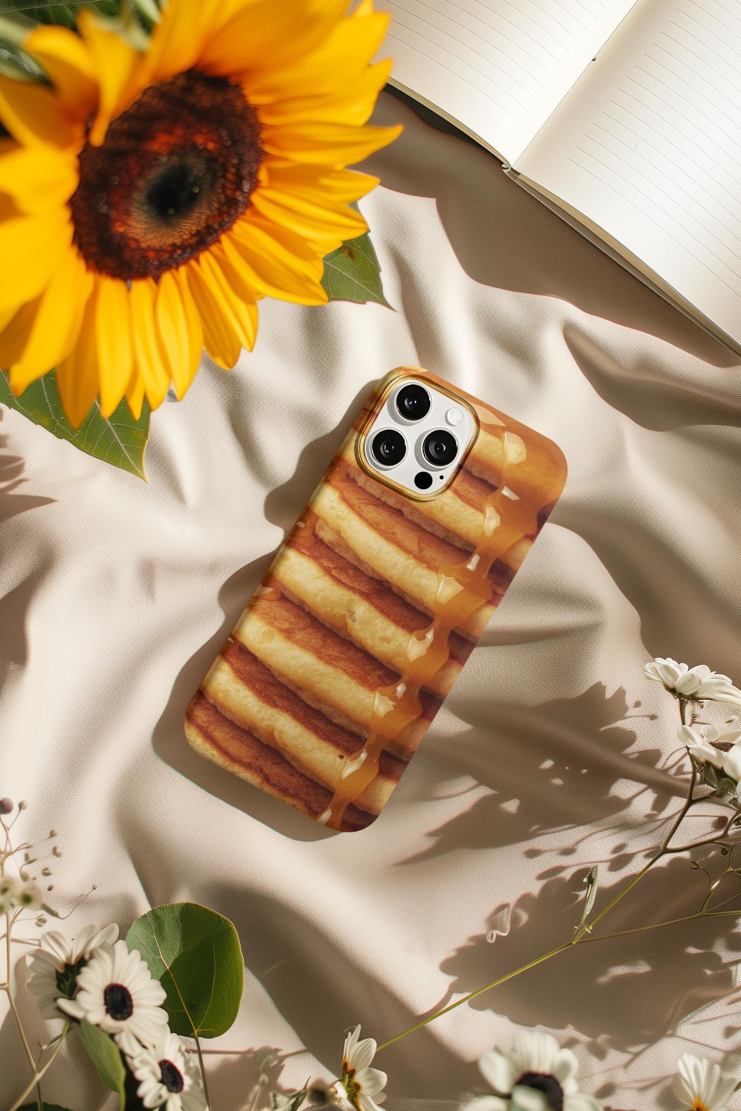 Dulce de Leche Pancake Phone Case: Foodie Gift, Magnetic, Tough