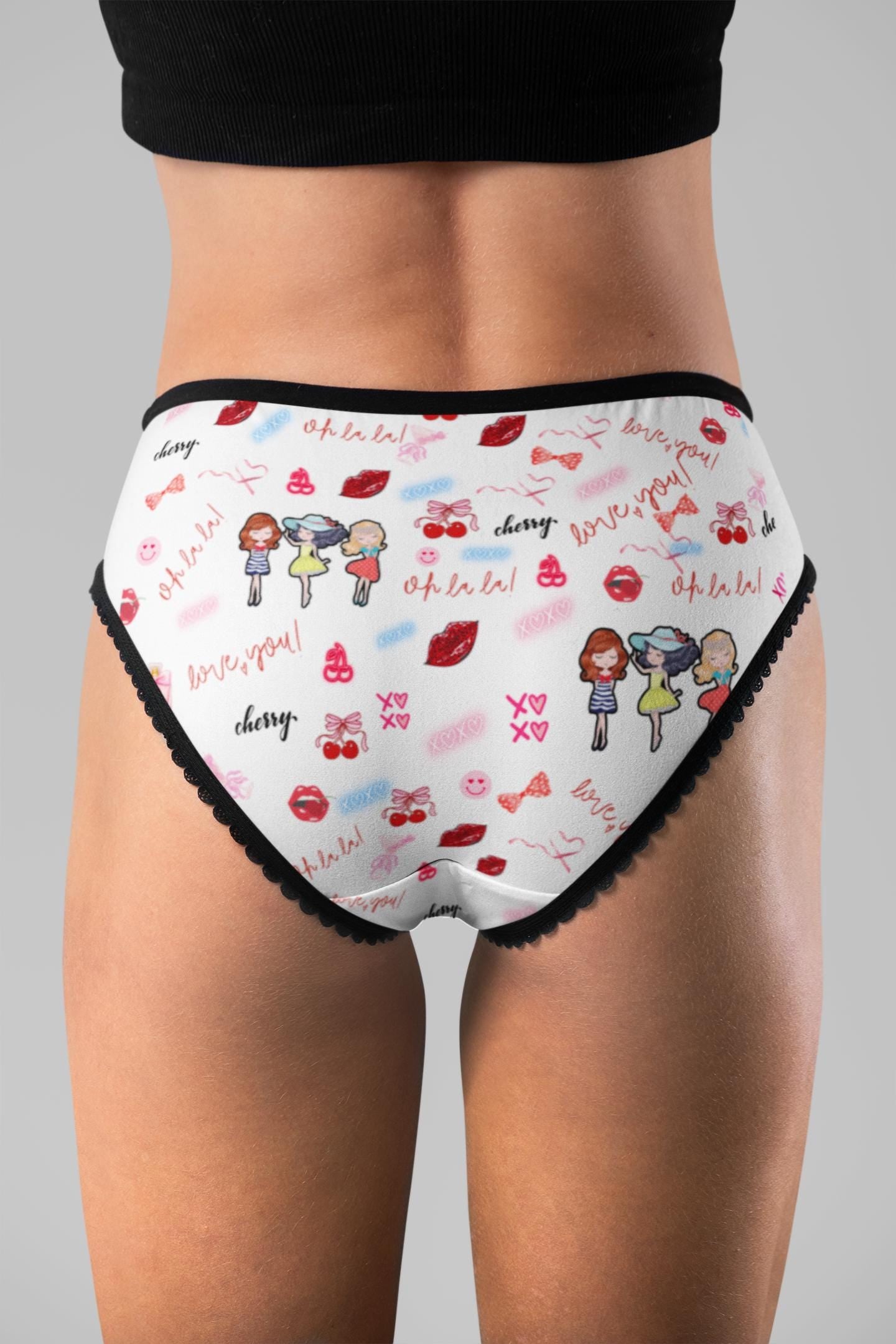 Playful Women's Briefs: Cute, Comfy Lingerie & Underwear - Fun Prints for Everyday Comfort