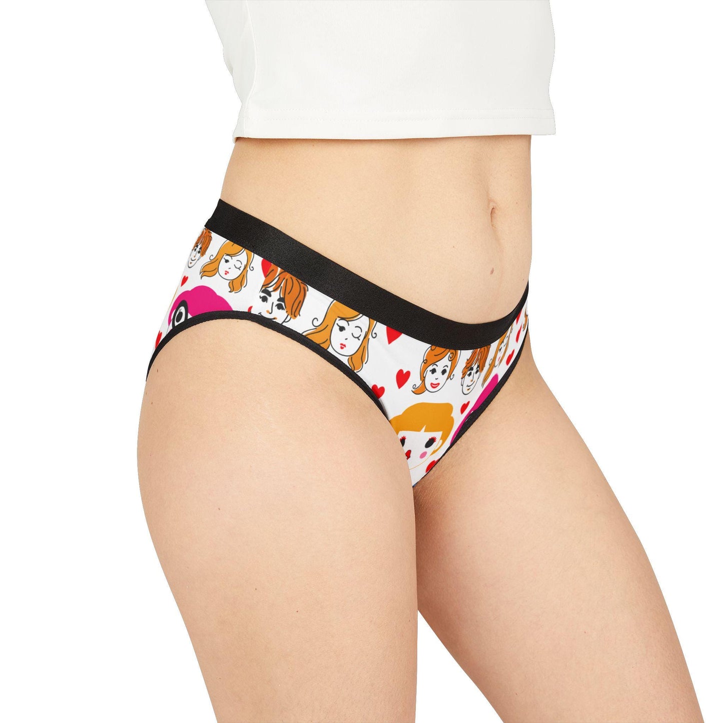 Kawaii Anime Girl Panties: Colorful Pop-Art Underwear