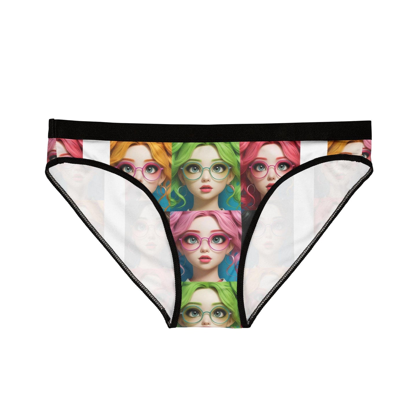 Vibrant AOP Panties: Stylish Everyday Lingerie, Bold Fashion Statement, Unique Gift for Her