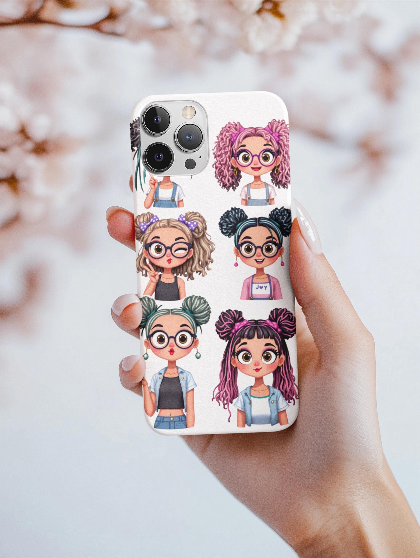 Artistic Girly Phone Covers: Personalized Magnetic Tough Cases for Trendy Tech Accessories