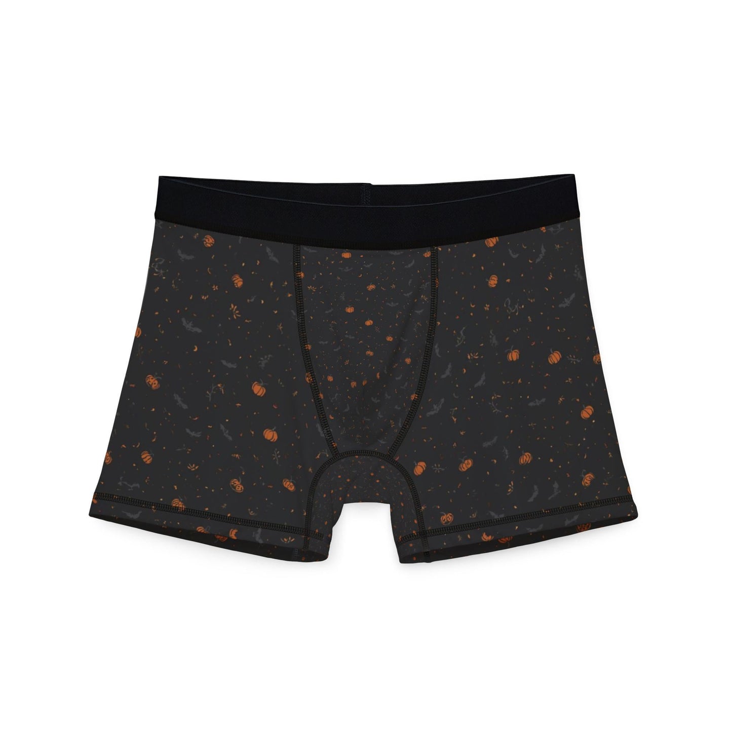 Subtle Halloween Boxer AOP Briefs, Fall Print Mens Underwear, Seasonal Gift