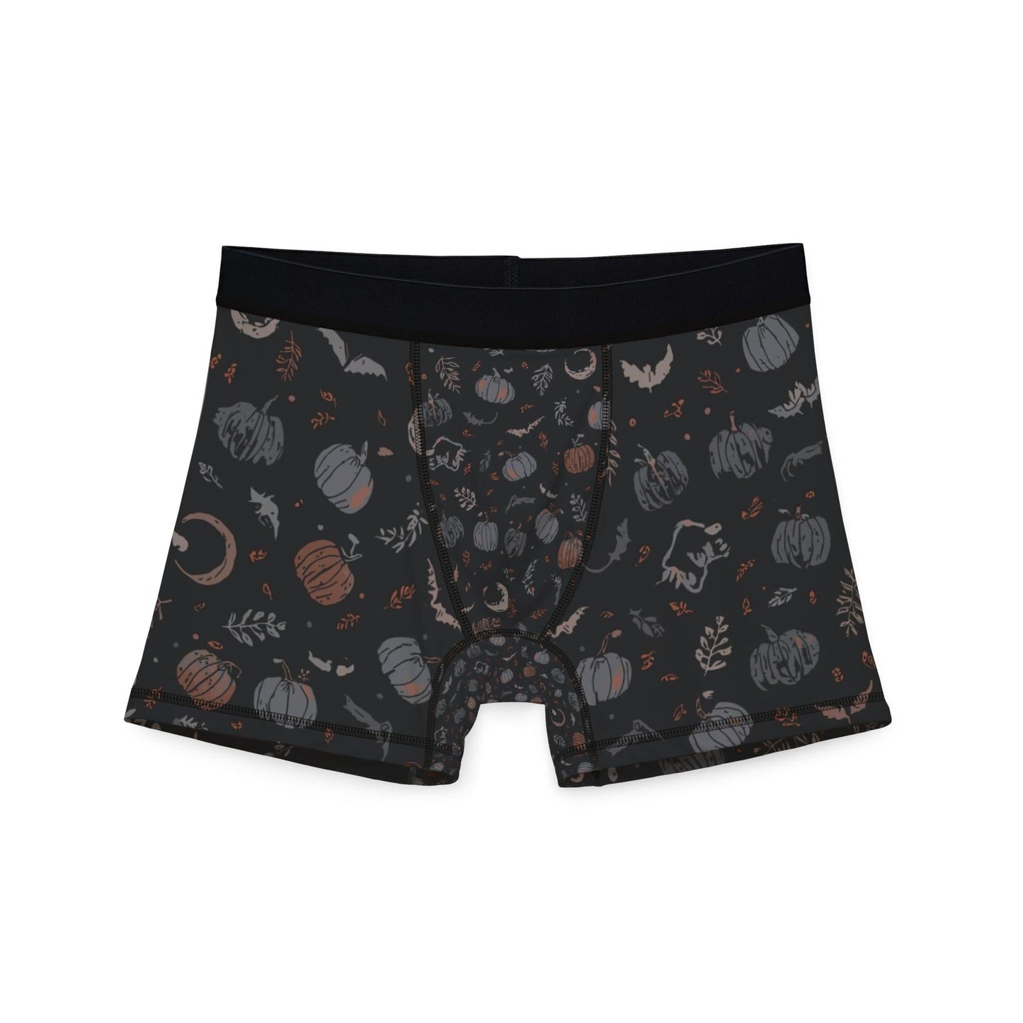 Subtle Halloween Boxer Briefs, Fall Print Mens Underwear, Seasonal Gift for Him