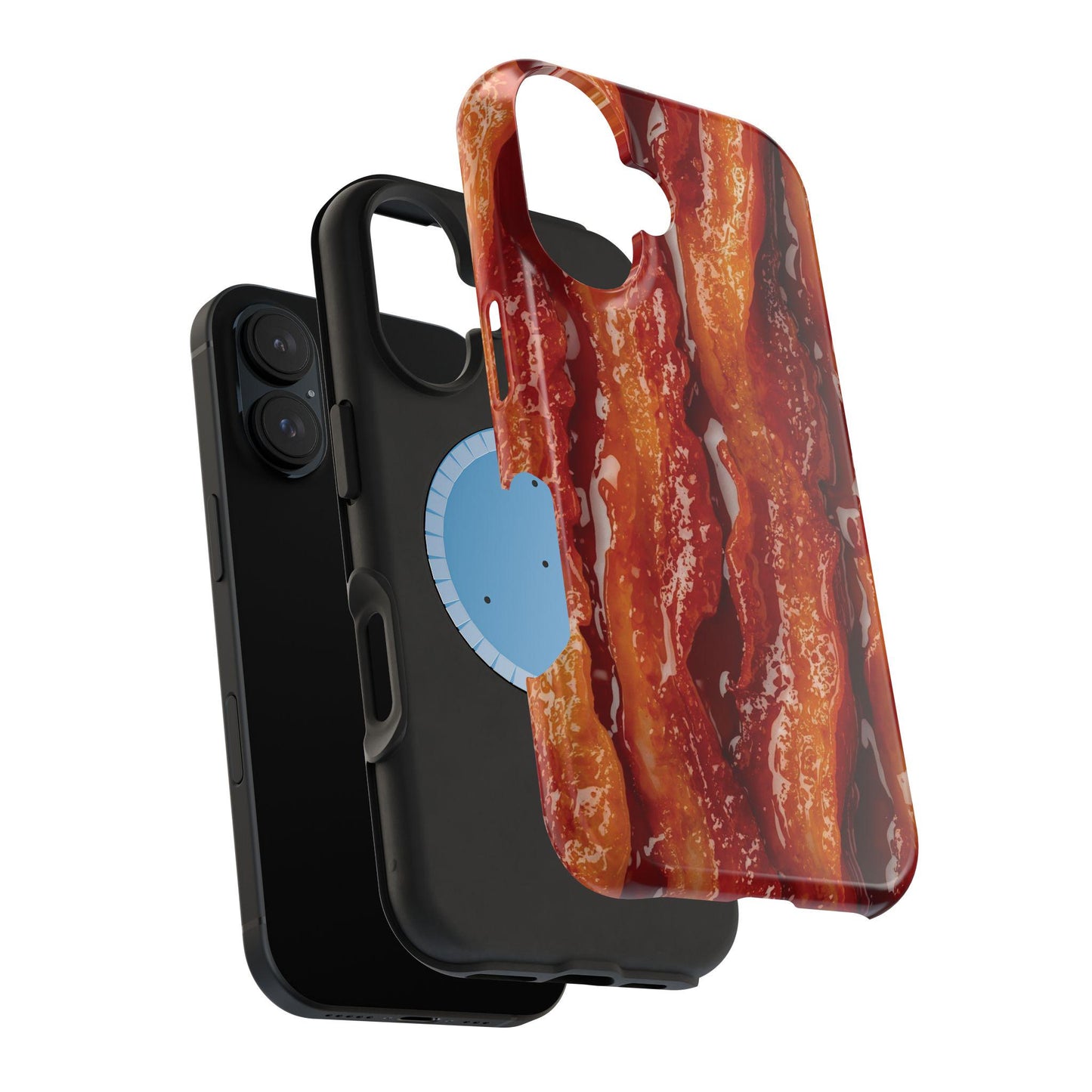 Bacon Lovers Phone Cases, Fun Foodie Gift, Funny Accessory, Holiday Present, Unique Phone Cover