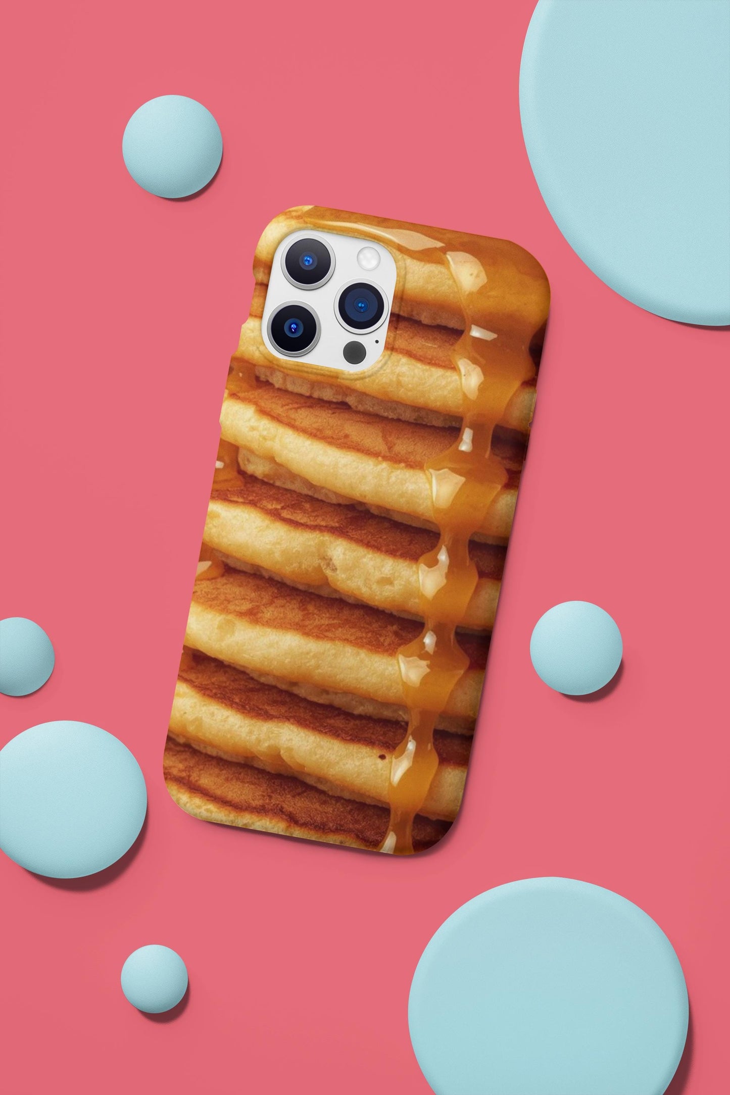 Dulce de Leche Pancake Phone Case: Foodie Gift, Magnetic, Tough