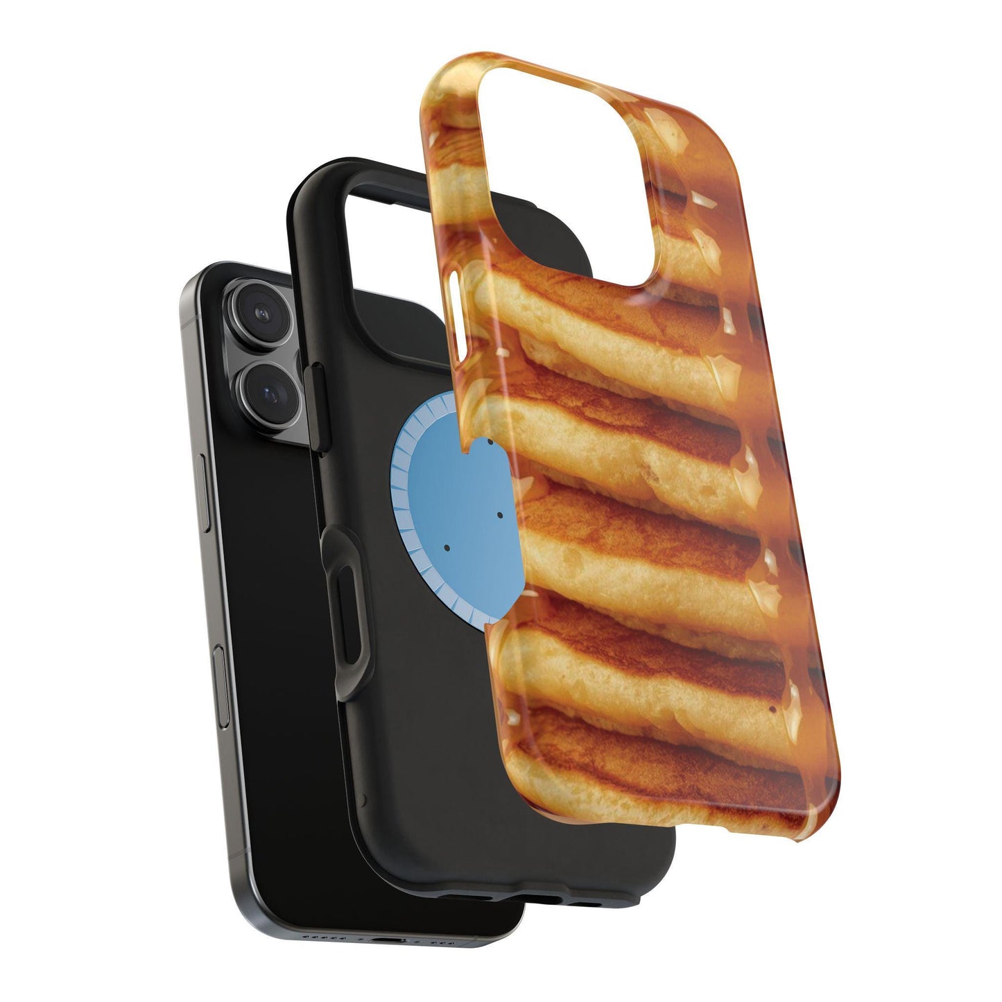 Dulce de Leche Pancake Phone Case: Foodie Gift, Magnetic, Tough