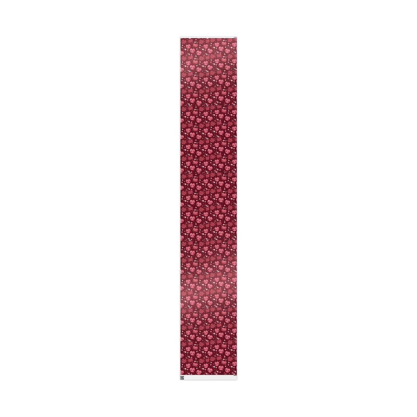 Cherry Red Kawaii Crown Gift Wrapping paper for Holidays or Any Occasion, Cute Present Packaging, Decorative Paper Roll, Birthday,