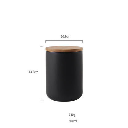 Eco-Friendly Ceramic Spice Bottle with Lid - 0.5-1L Capacity