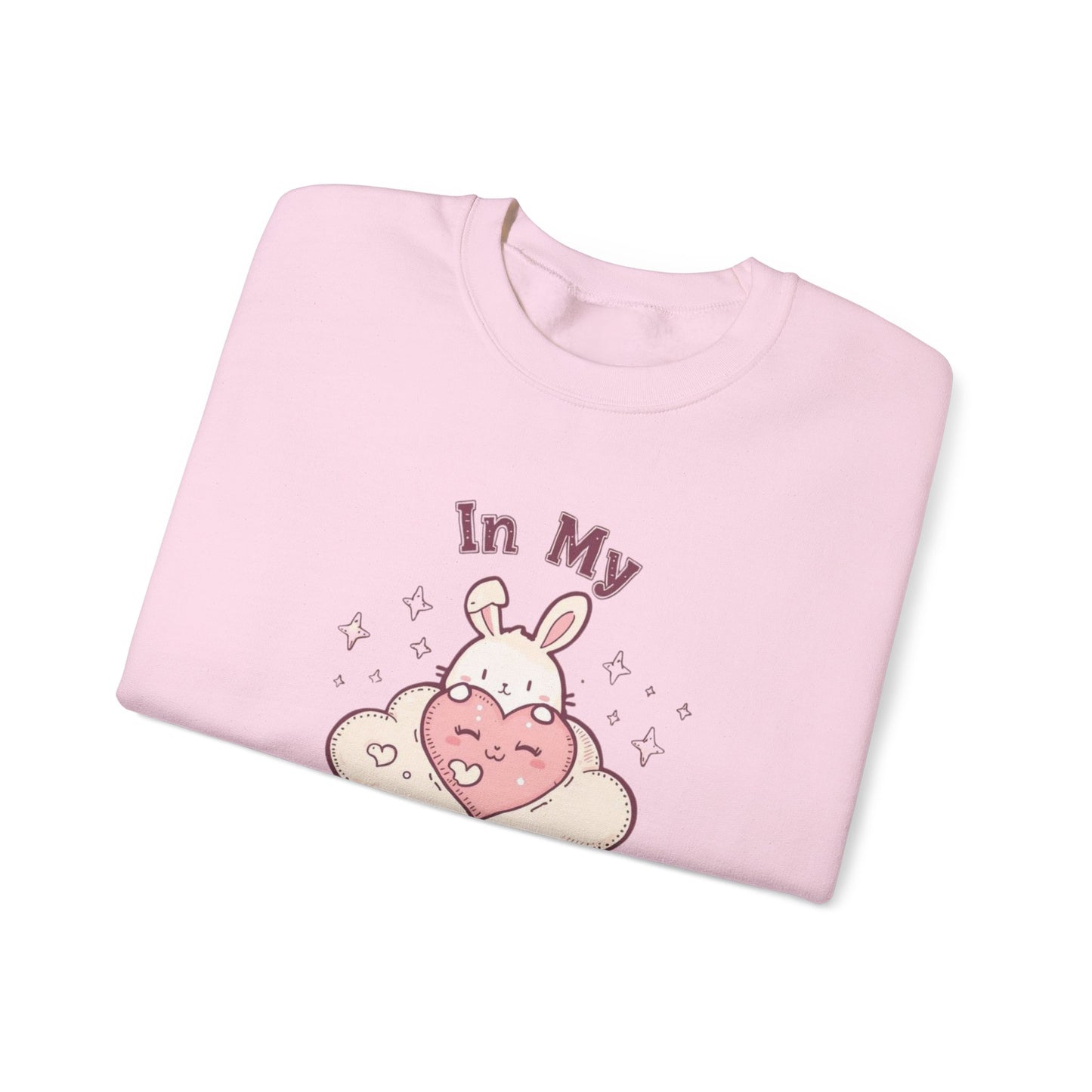 Soft Girl Era Sweatshirt | Kawaii Bunny Cloud Crewneck | Pastel Aesthetic Cozy Sweater | Cute Soft Girl Fashion