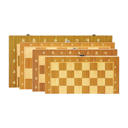 Eco-Friendly Wooden Chess Pieces - Compatible with 24x24cm to 39x39cm Boards