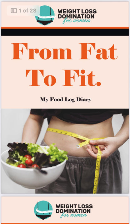 Food Editing Journal: Transform Your Health with Macro Tracking and Fitness Logging
