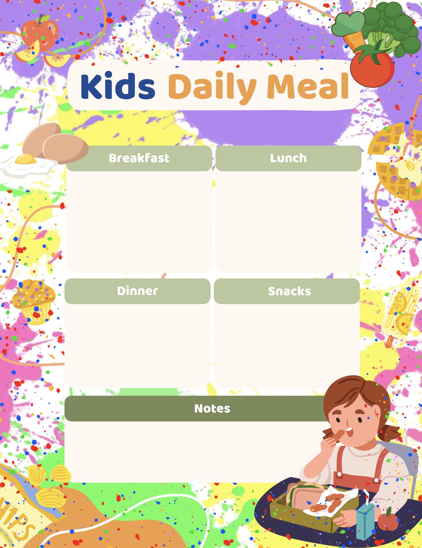 Kids Planner Bundle: Homeschool Organizer with Coloring Pages (Digital Download)