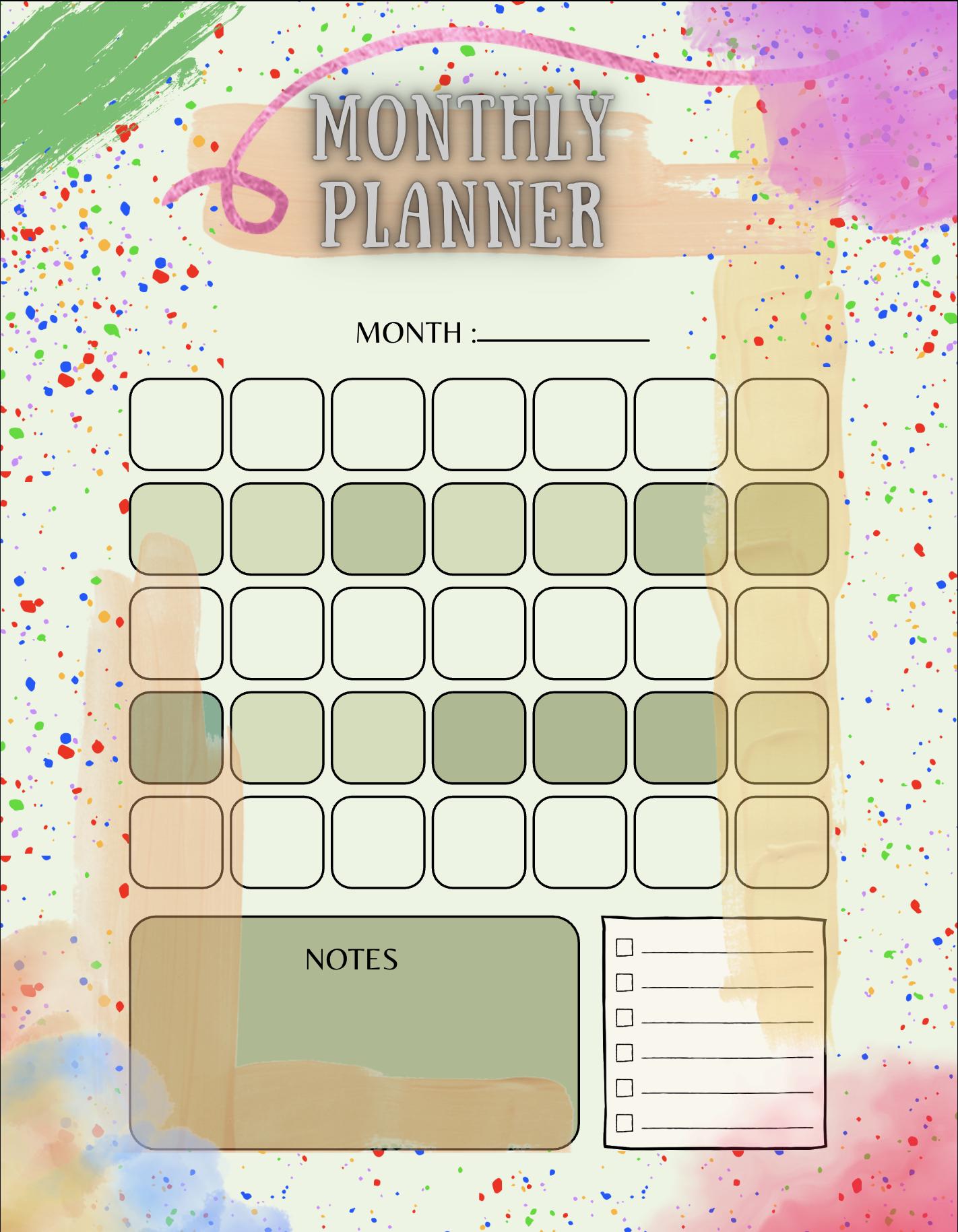 Kids Planner Bundle: Homeschool Organizer with Coloring Pages (Digital Download)