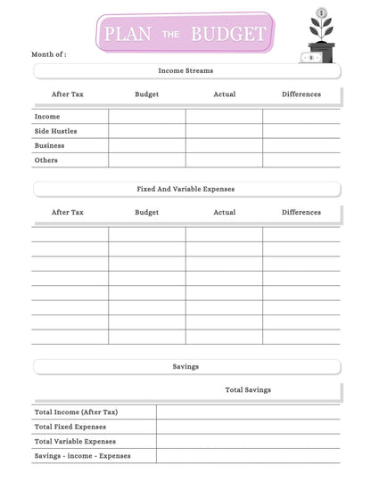 Comprehensive Digital Planner Bundle: Life, Fitness, Budget, Wedding & Meal Templates (Editable in Canva)