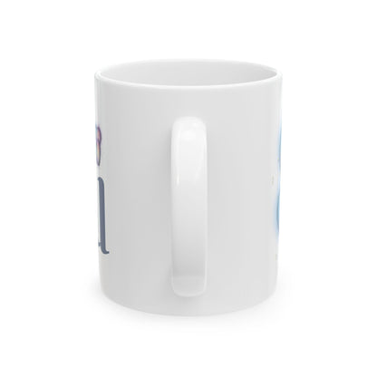 Dreamy Ceramic Coffee Mug: Inspirational Art Drinkware