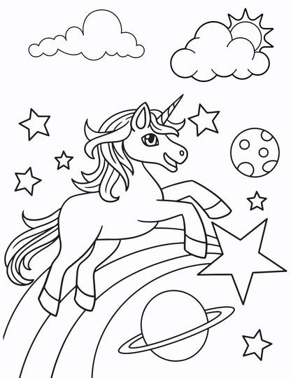 Kids Planner Bundle: Homeschool Organizer with Coloring Pages (Digital Download)