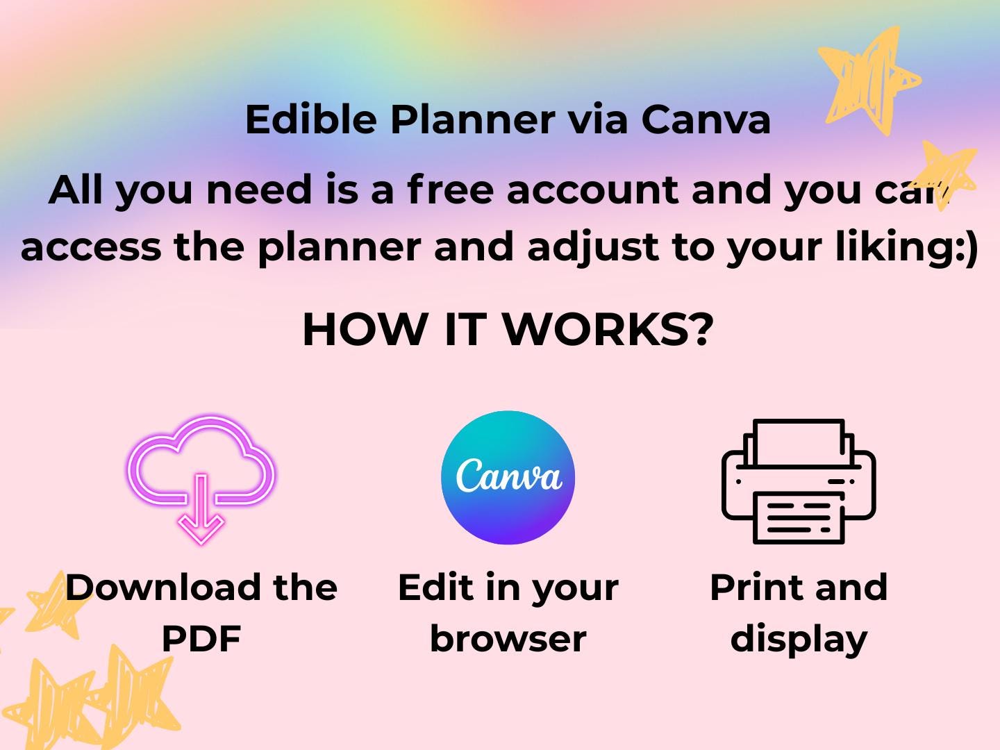 Digital Little Achiever Planner Bundle, 50+ Digital or Printable Templates. Editable Canva Template.