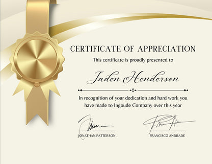 Editable Certificate Bundle: Student, Attendance, Appreciation (PDF Download)