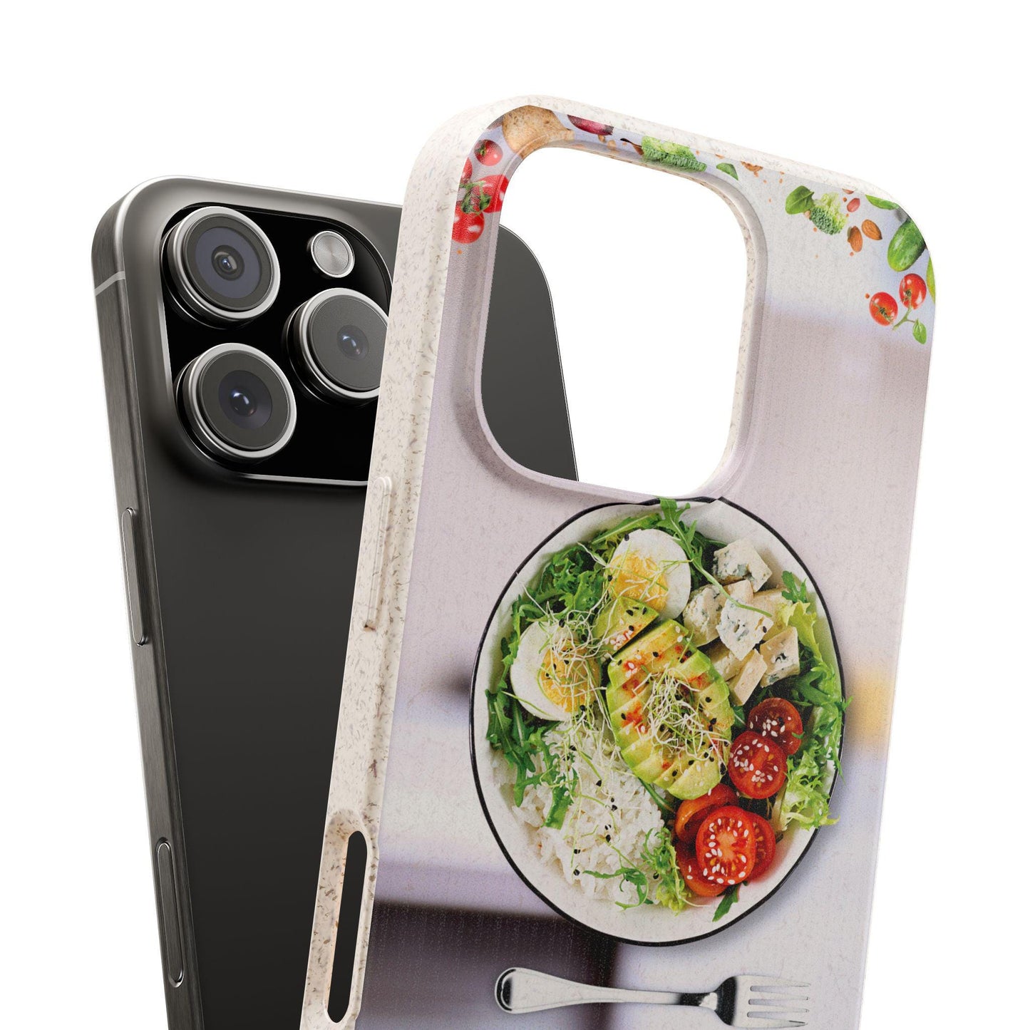 Eco-Friendly Phone Case with Vibrant Salad Design, Biodegradable Cases, Sustainable Gift, Kitchen Lover Accessory, Green Living, [...]
