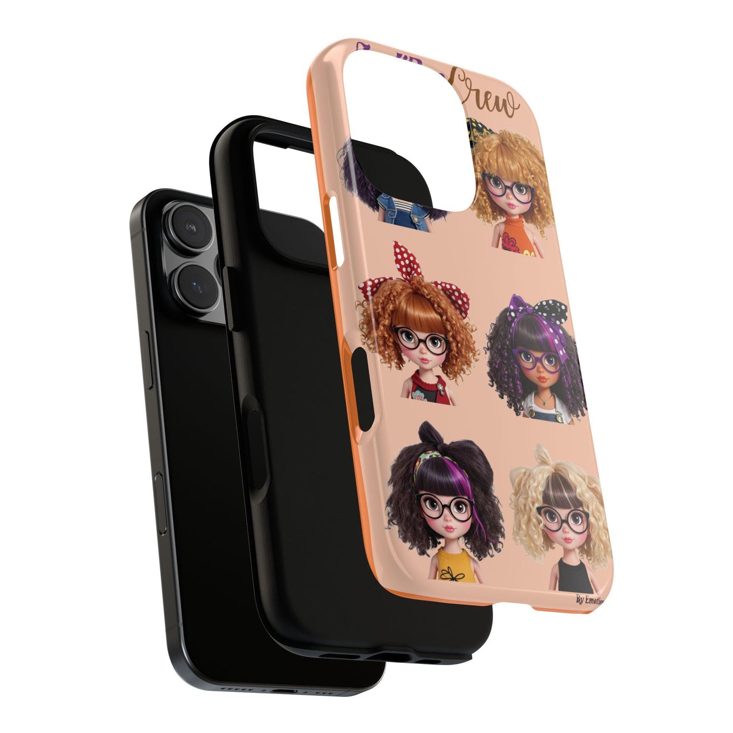 Nerdy Fashion Doll Phone Case: Protective iPhone, Samsung, Pixel Cover