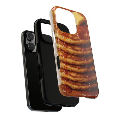 Pancake Lovers Phone Case - Tough Cases for Foodies, Breakfast Gifts, Pancake Design, Unique Gifts, Kitchen Decor