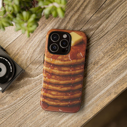 Pancake Lovers Phone Case - Tough Cases for Foodies, Breakfast Gifts, Pancake Design, Unique Gifts, Kitchen Decor