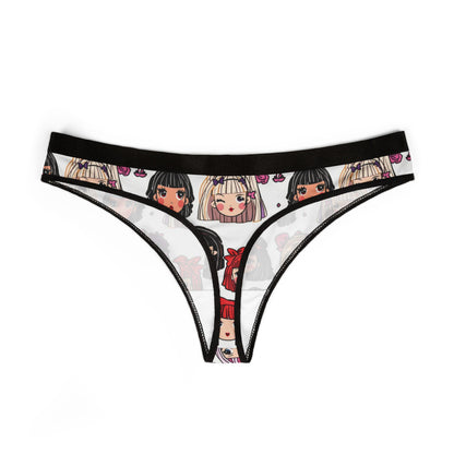 Anime Girl Panties, Thong, Cute Kawaii Seamless Underwear