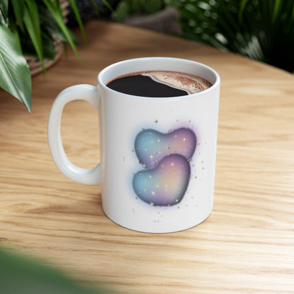 Dreamy Ceramic Coffee Mug: Inspirational Art Drinkware