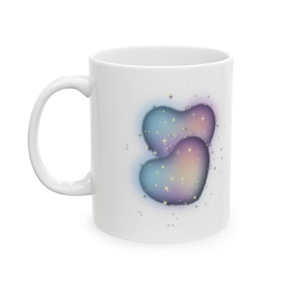 Dreamy Ceramic Coffee Mug: Inspirational Art Drinkware