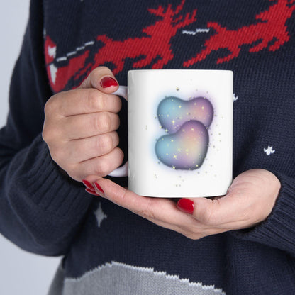 Dreamy Ceramic Coffee Mug: Inspirational Art Drinkware