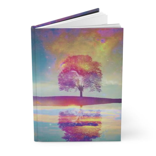 Celestial Aurora Borealis Journal: Galaxy-Inspired Tree Notebook for Night Sky Dreamers & Stargazers