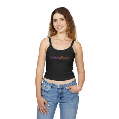 CurliPop Crew Dolls Women's Tank Top, Cute & Quirky Tee, Bandana Flair, Summer Fashion