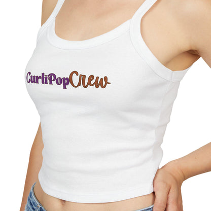 CurliPop Crew Dolls Women's Tank Top, Cute & Quirky Tee, Bandana Flair, Summer Fashion