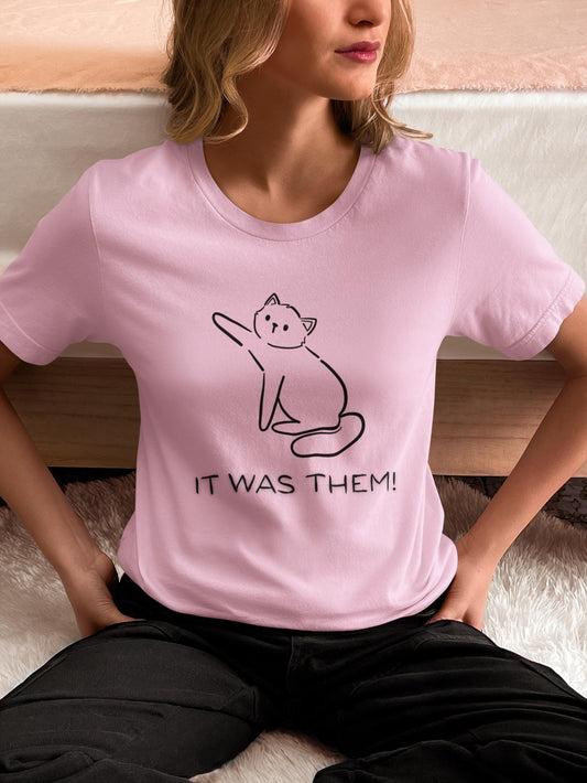 Cat-Themed Cropped T-Shirt, Cute Pet Lover Tee, Funny Cat Humor Top, Gift for Cat Owners, Spring/Summer CasualWear