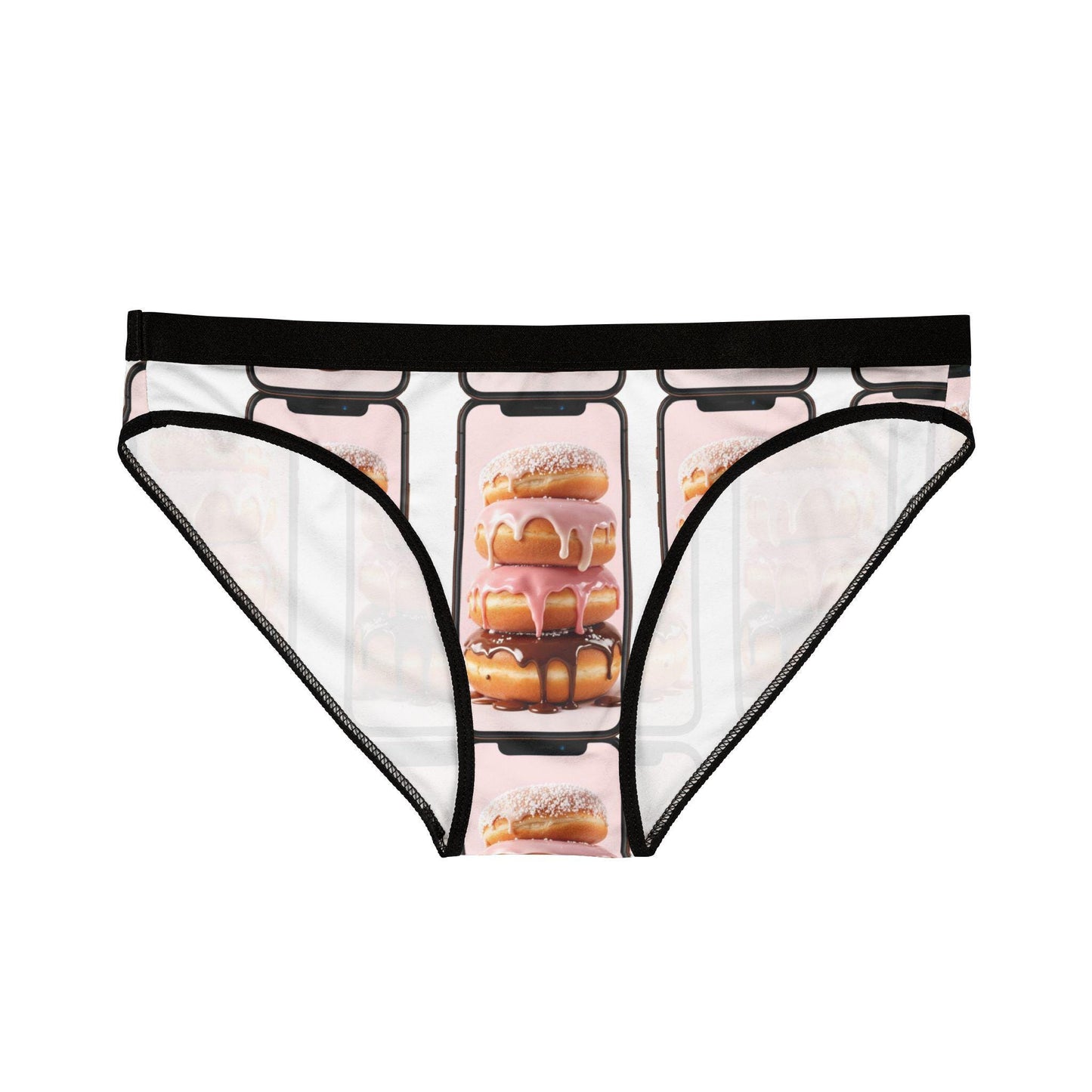 Donut Print Panties: Foodie Novelty Underwear